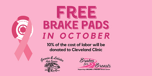 Breaks For Breasts | Garvin & Lidster Auto Service